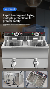 Freidoras Eléctricas Comerciales, <span class=keywords><strong>en</strong></span> Modelos de Cilindro Simple o Doble, Están Disponibles a <span class=keywords><strong>Precios</strong></span> Bajos para Compra al por Mayor. - Product Image 5