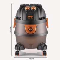 Aspirateur RAF 15L 900W, aspirateur sec et humide, forte aspiration, séparation de la poussière, faible bruit, machine de nettoyage des sols R.8726