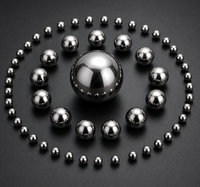 Billes en acier pour la chasse au lance-pierre, sports, 8 mm, 9,5 mm, 10 mm, haute dureté, poli miroir, acier au carbone, vente en gros