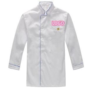 Chemises <span class=keywords><strong>de</strong></span> chef à manches longues pour femmes uniforme <span class=keywords><strong>de</strong></span> cuisine vêtements <span class=keywords><strong>de</strong></span> travail uniformes <span class=keywords><strong>de</strong></span> restaurant et bar blancs veste <span class=keywords><strong>de</strong></span> chef manteaux <span class=keywords><strong>de</strong></span> chef pour hommes bon marché - Product Image 5