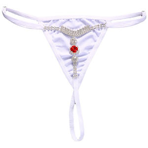 Dropshipping productos al por mayor nueva cintura de diamantes de imitación roja accesorios de ropa interior Cadena de cuerpo Sexy - Product Image 4