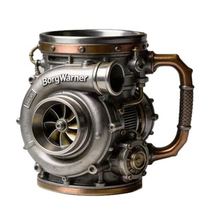 Turbocharger <b>Mug</b> Engine Grade Resin Craft Ornament Personal Gift - Product Image 1