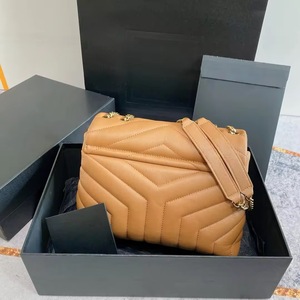 2026 Luxury Ladies' Pu Leather Bag Branded Cross Body Messenger Shoulder Bag <b>Chain</b> Big Women's <b>Handbag</b> Solid Color 50 - Product Image 1