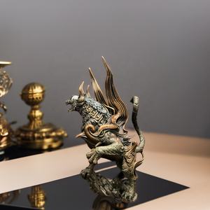 Estatuilla de escultura de tigre blanco de bronce personalizada, escultura de regalo, artesanía, estatuas de latón para el hogar y la Oficina - Product Image 6