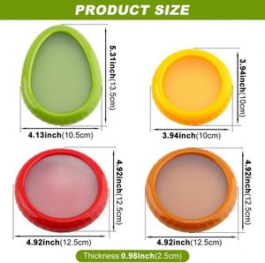 Set of 4 <b>Mini</b> Plastic Refrigerator <b>Storage</b> <b>Box</b> Avocado Tomato Silicone Film Sealed Vegetable Fruit Preservation <b>Box</b> - Product Image 2