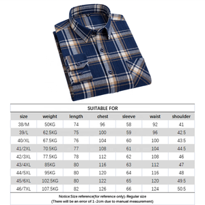<span class=keywords><strong>Camicia</strong></span> in Flanella <span class=keywords><strong>a</strong></span> <span class=keywords><strong>Quadri</strong></span> per <span class=keywords><strong>Uomo</strong></span> OEM ODM Personalizzata, <span class=keywords><strong>Camicia</strong></span> Casual <span class=keywords><strong>a</strong></span> Maniche Lunghe con Bottoni, Vendita all'Ingrosso - Product Image 4
