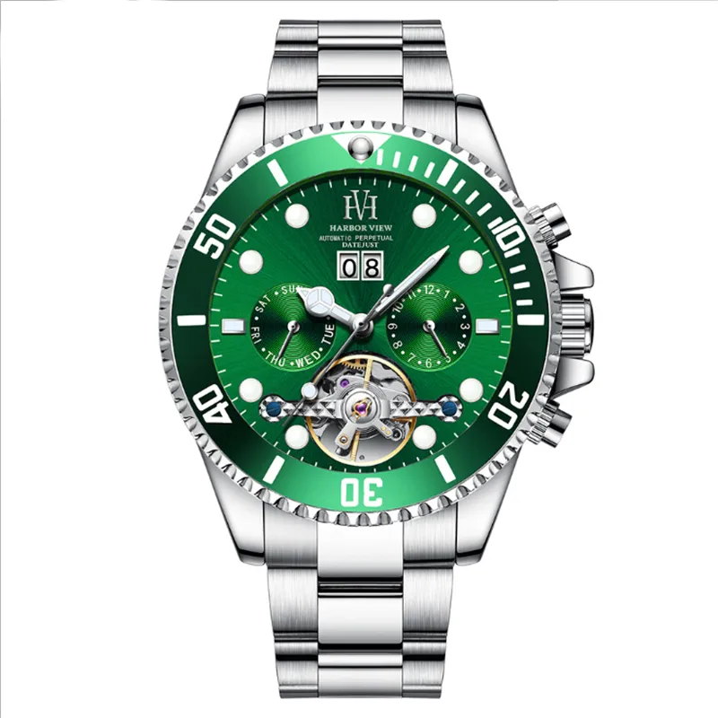 Reloj Luxury Oem Cheap Price Wrist Watch Skeleton Timepieces Mechanical Automatic Man Wrist Watch 2006