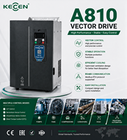 Variateur de fréquence vectoriel AC-DC-AC REETIN A810 à double puissance 45KW-75KW, gamme complète 3Ph 380V pour moteurs et équipements industriels lourds
