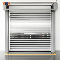 Porte spirale isolée en aluminium haute résistance à grande vitesse avec conception résistante au vent, fonctionnement servo-contrôlé pour usage industriel