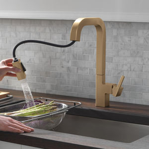 Grifo de Cocina de Acero Inoxidable Cepillado de Arco Alto, Caño Giratorio, Monomando, Mezclador de Agua Fría y Caliente, Fácil de Instalar para Sudamérica - Product Image 3