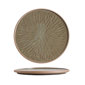 Pâtes en céramique de couleur unie Style japonais Assiette plate simple Sushi Salade Assiette à steak Micro-ondes Sûr Fête Céramique mate Vente en gros - Product Image 5