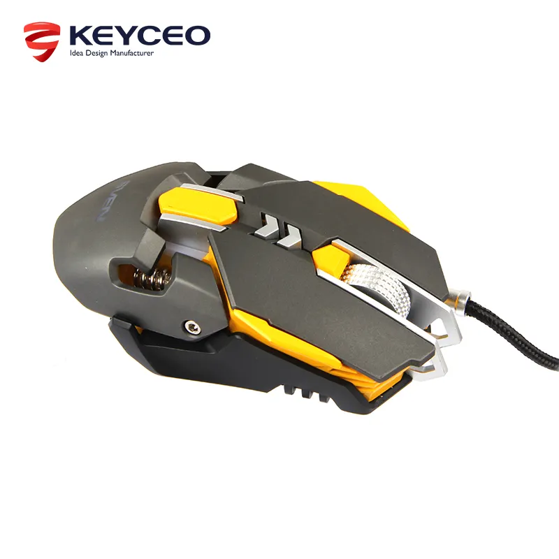 Oem Logo Brand Wholesale Usb E-sport Game 7 Button 3200 Dpi Rgb Light Computer Wired Gaming Mouse