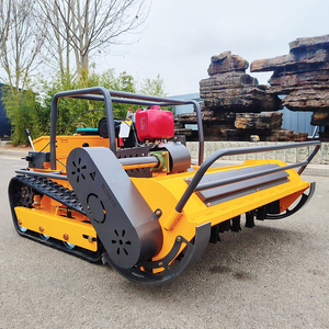 Cortadora de Césped Robótica de 800mm y 1000mm con Control Remoto, Cuchilla de Martillo, <span class=keywords><strong>Desbrozadora</strong></span> de Orugas para Jardín, Campo de Golf y Granja - ¡Venta Caliente! - Product Image 5