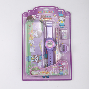 Nuovo Set Regalo Yichen Modello 9912: Orologio per Bambini, Astuccio, Matite e Gomme da Cancellare - Product Image 2