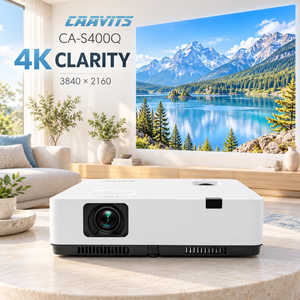 Proyector Profesional CAAVITS de 4000 Lúmenes 4K con Láser 3LCD para Salas de Conferencias Universitarias y Escuelas con <span class=keywords><strong>Zoom</strong></span> Óptico de 1.66x - Product Image 2