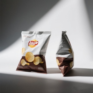 Bolsa de Embalaje de Plástico Laminado Termosellable Biodegradable para Alimentos, Palomitas de Maíz y Papas Fritas, Impresión Personalizada de Fábrica - Product Image 3