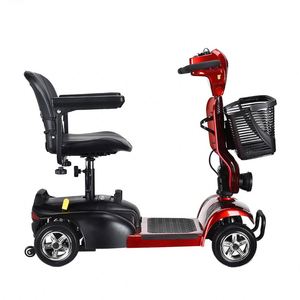 Cross-Border Lightweight Aluminum Alloy <b>Foldable</b> Elderly <b>Scooter</b> 24V300W Motor Detachable Battery Four-Wheel Anti-Fall Disabled - Product Image 2