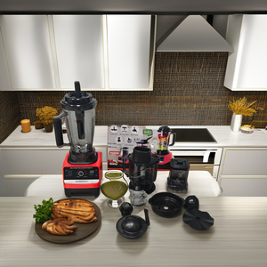 Presse-Agrumes Électrique Commercial Robuste 4L 9500W <span class=keywords><strong>Silver</strong></span> <span class=keywords><strong>Crest</strong></span> SC 8-en-1, Blender Mélangeur & Machine à Smoothies Frais - Product Image 3