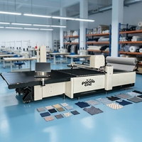 Máquina de Corte de Telas Multicapa para la Industria Textil, Plotter para Cortar Tela