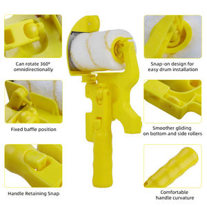 <span class=keywords><strong>Rouleau</strong></span> de <span class=keywords><strong>peinture</strong></span> professionnel mural portatif avec brosse, pour la séparation des couleurs et le finissage, avec <span class=keywords><strong>manche</strong></span> télescopique en aluminium réglable, pour <span class=keywords><strong>peinture</strong></span> DIY - Product Image 4