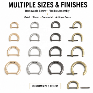 Hardware <span class=keywords><strong>per</strong></span> cani Anello a forma di D Anelli a D Anello a D con fibbia piatta <span class=keywords><strong>per</strong></span> cintura di sicurezza <span class=keywords><strong>per</strong></span> <span class=keywords><strong>borse</strong></span> a tracolla - Product Image 1