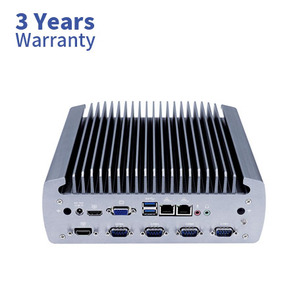 คอมพิวเตอร์อุตสาหกรรมแบบฝังตัวไร้พัดลม Yanling H310 Core I5 8500T รองรับ DDR4 แบบ Dual Channel พร้อมพอร์ต USB 8 ช่อง และ COM 6 ช่อง - Product Image 1