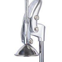 Grande réduction - Extracteur de jus manuel pour citron, orange et grenade - Presse-agrumes en alliage d'aluminium argenté - Multifonctionnel - Facile à utiliser