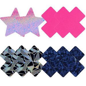 Chaud Multi Adhésif Poitrine Poitrine Autocollant Rose Mamelon Pasties Tissu Mamelon Couverture En Vrac Pasties Noir Sexy Exotique Mamelon Pasties - Product Image 2