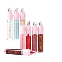 Groothandel Lip Oil Aangepaste Logo 8-kleuren Hydraterende Fruit Smaak Hydraterende Private Label Volle Gladde Veganistische Hydraterende Make-up