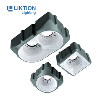 Decoración de Interiores, Techo Tensado, Película de PVC, Techo de Tela Elástica, Iluminación, Carcasa para Lámpara LED GX53 de ABS