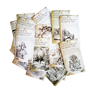 Tarjetas postales Vintage <span class=keywords><strong>de</strong></span> historia, cartas <span class=keywords><strong>de</strong></span> aventuras en el país <span class=keywords><strong>de</strong></span> las Maravillas, tarjetas <span class=keywords><strong>de</strong></span> felicitación, invitación Vintage, tarjetas <span class=keywords><strong>de</strong></span> regalo - Product Image 3