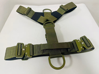 Ensemble de harnais pour chien robuste et durable, avec rembourrage en néoprène souple, boucle en métal, collier à libération rapide, laisse et harnais