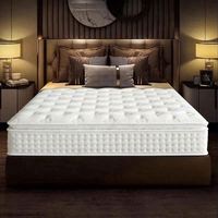 Matelas en mousse à mémoire de forme respirante et hypoallergénique - Disponible en tailles Twin, Queen, King avec emballage enroulable