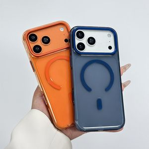 เคสใสกันกระแทกแบบแม่เหล็ก B326 สำหรับ iPhone 17 16 15 14 Pro Max เคสแข็ง PC ทันสมัยสำหรับ Samsung S26 S25 Ultra - Product Image 6