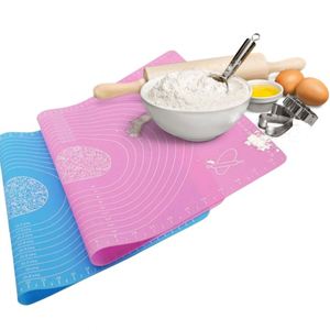 Tapis de cuisson en silicone écologique avec mesures, taille 50x40cm, épaisseur 1,5cm, sans BPA, qualité alimentaire, facile à nettoyer, pour comptoir - Product Image 2