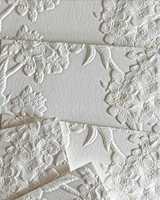 Cartes d'invitation de mariage en papier coton 3D écologiques, estampées à l'or, élégantes, florales, gaufrées, de luxe, pour les fêtes nuptiales