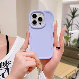 Funda de TPU suave de onda grande, fundas de teléfono de color caramelo para <span class=keywords><strong>Samsung</strong></span> Galaxy s23fe A55 a54 a53 A52 a51a50 a35 - Product Image 6