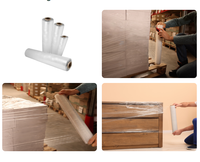 Film étirable LLDPE pour palettes, film étirable pour emballage, fourni directement par l'usine chinoise