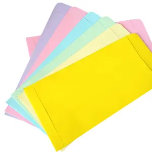 Groothandel Verschillende Maten Kleuren Mini Kraftpapier Envelop Kwijl Lijm Envelop
