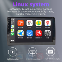 Grand navigateur CarPlay portable sans fil de 9 pouces/10 pouces avec image de recul HD Aide à l'inversion stéréo de voiture Compatible Android IOS