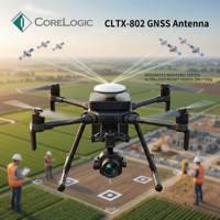 Antena GNSS de Alta Precisión CLTX-802, 400g, Ligera, Error de Centro de Fase de ±2mm, Antena Rover Multibanda para Topografía con UAV