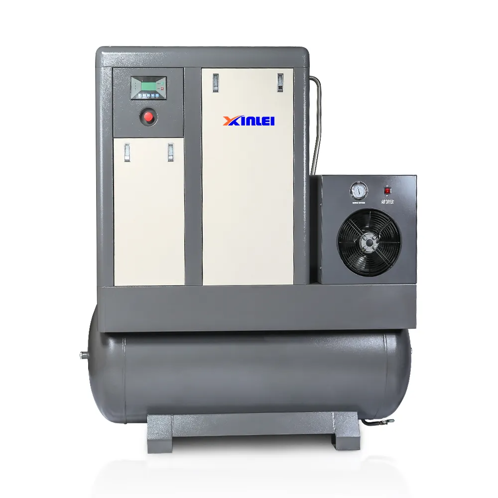 J07-XLAMTD7.5A Air Compressing Machine Direct Driven Air Cooling IP55 Motor XINLEI Screw Compressor