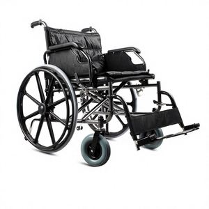Fauteuil roulant manuel pliable personnalisable - Cadre en acier allié ultra-léger à propulsion manuelle pour personnes âgées - Product Image 2