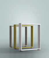 Bureau de direction moderne commercial, anti-corrosion, grande taille, table de direction pour bureau, structure en métal, table de bureau