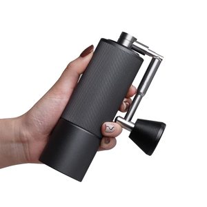 <span class=keywords><strong>C2</strong></span>บอกตำแหน่งแบริงคู่สีดำเครื่องบดกาแฟด้วยมือความจุ25กรัมพร้อมเครื่องเจาะสเตนเลสทรงกรวย CNC - Product Image 2