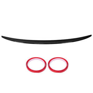 Spoiler Alettone Labbro per Baule Posteriore per Audi A5 B8/B8.5 <span class=keywords><strong>Sportback</strong></span> 4 Porte 2008-2015 Stile S in ABS Nero Lucido Effetto Fibra di Carbonio Ricambi Auto - Product Image 2
