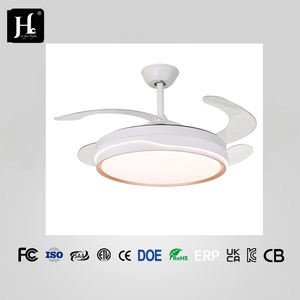 Ventilador de Techo LED Recargable de 42 Pulgadas con Control Remoto para Sala de Estar, Ahorro de Energía, Certificado CB, Hierro ABS, con Luz - Product Image 3