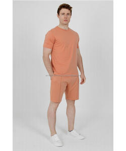 Conjunto de Dos Piezas de Verano 2026 con Tu Diseño, Camiseta Azul Cielo para Hombre y Mujer en 50 Colores con Pantalones Cortos a Juego - Product Image 2