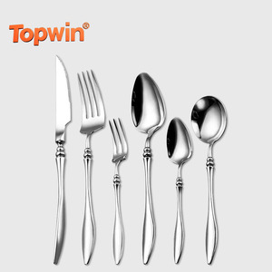 Premium Stainless Steel Cutlery <b>Set</b> | Professional 304 Mirror Polished Knife Fork Spoon | Modern Minimalism Dishwasher Safe - Product Image 1