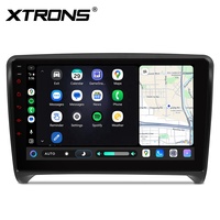 Estéreo para Auto Android de 9 Pulgadas para Audi TT MK2 8J 2006-2012 UNISOC 7865 8+128GB Global 4G AKM 7604 Pantalla QLED Dual BT con Giroscopio CE-XTRONS
